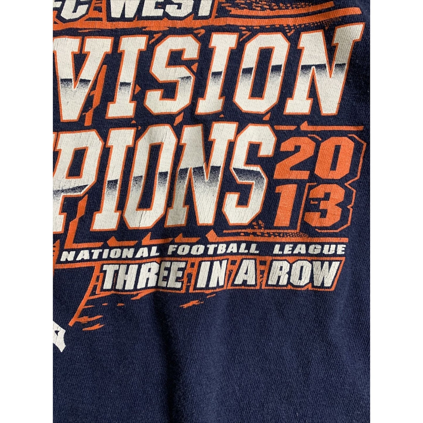 Men’s Denver Broncos 2013 AFC West Champs NFL Shirt