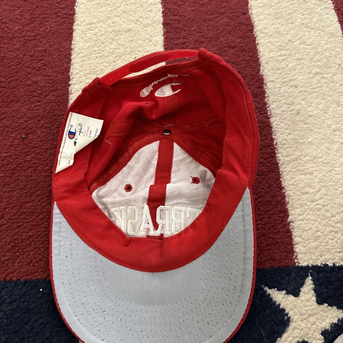 Red Nebraska Champion Baseball Cap Hat