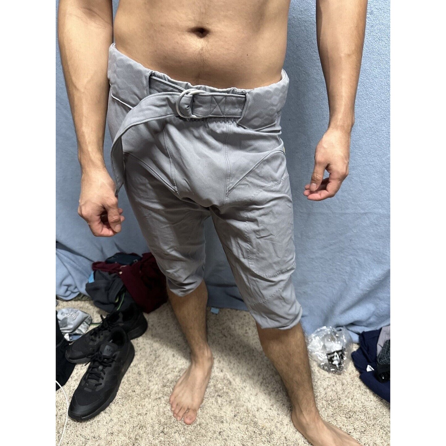 Men’s University Of Oregon Gray Nike Size #36 Football Pants
