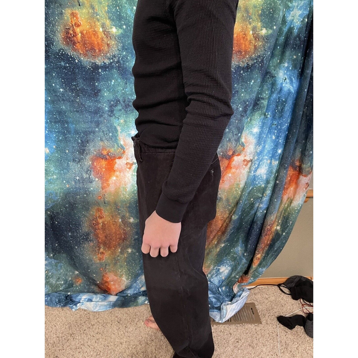 Men’s Black Eddie Bauer classic fit specially dyed 32 x 32