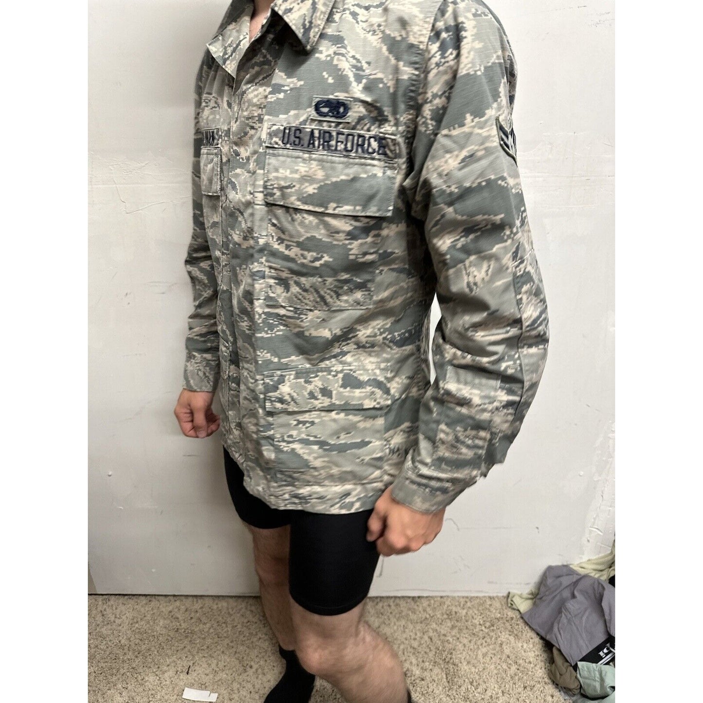 Men’s ABU Air Force Civil Air Patrol Top Blouse 40R USAF Uniform