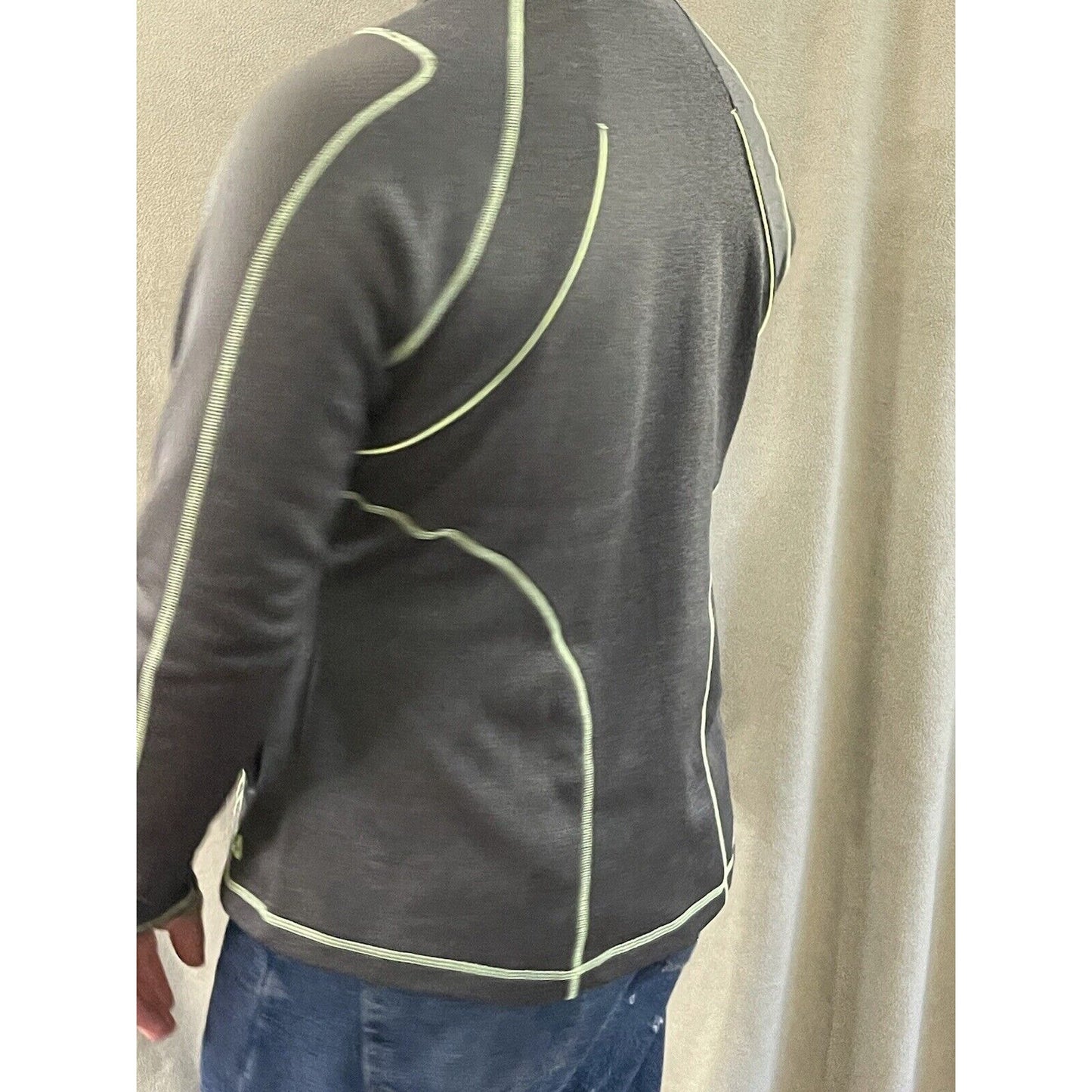 FILA Sport Men's XL Tracksuit Full Zip Up Jumper Gray Jacket Sweatshirt
