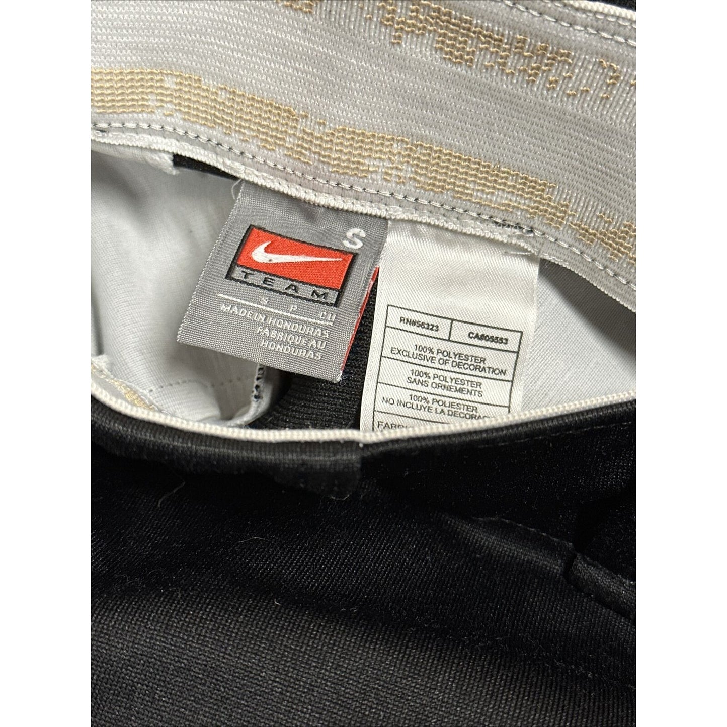 men’s black nike team baseball pants Size Small