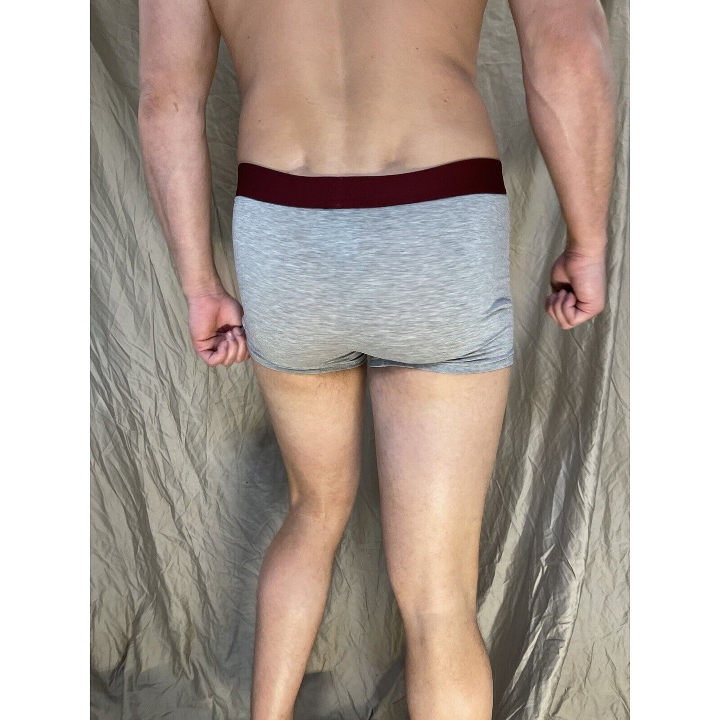 men's aero aeropostale Gray boxer brief