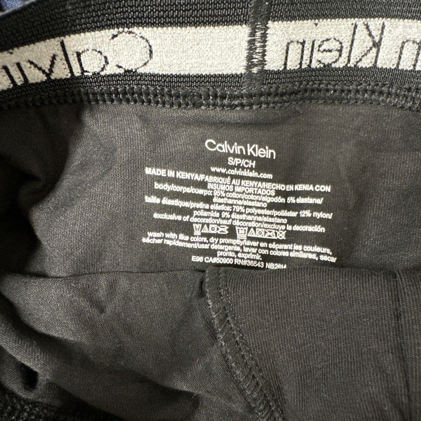 Men’s Black Calvin Klein Small Trunk Style Boxer Briefs