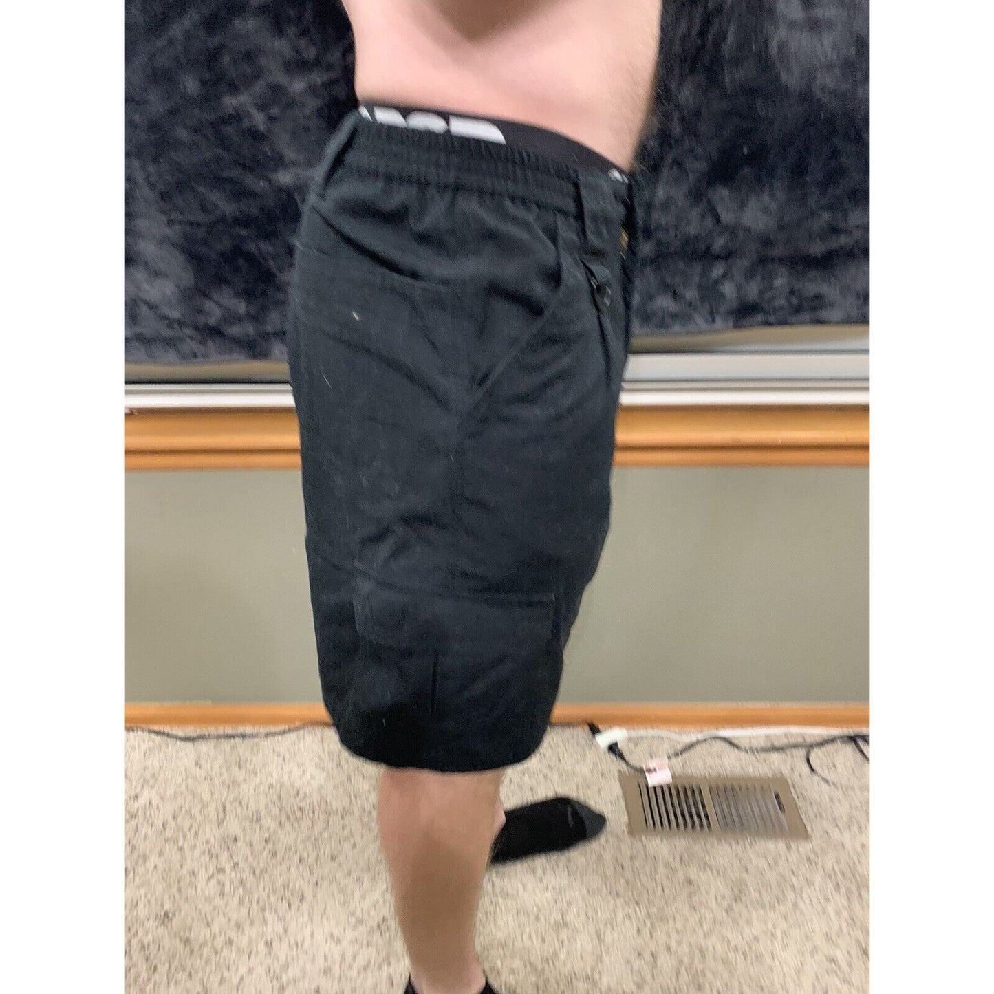 PROPPER Tactical Public Safety Mens Black Cargo Shorts Waist 34”