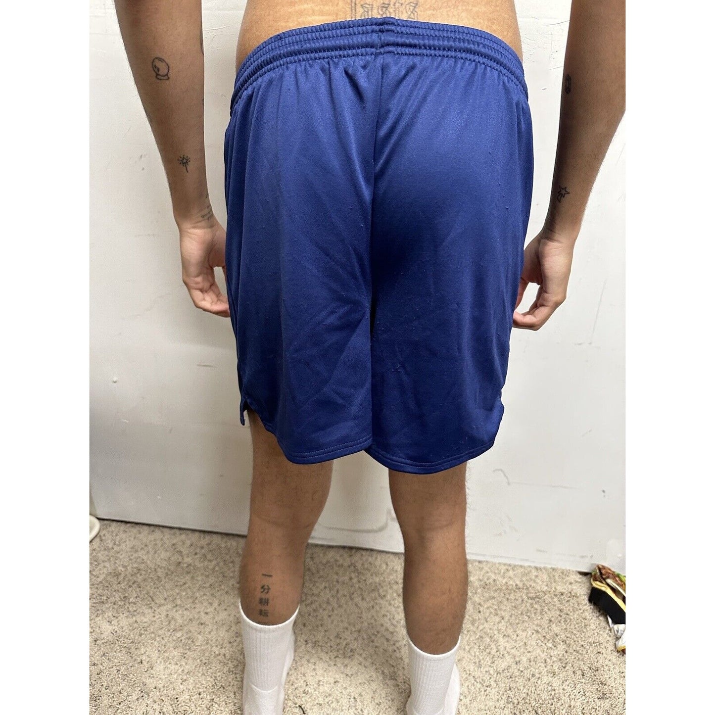 Women’s Medium USAFA Air Force Academy Cadet PT Workout Uniform Shorts Blue