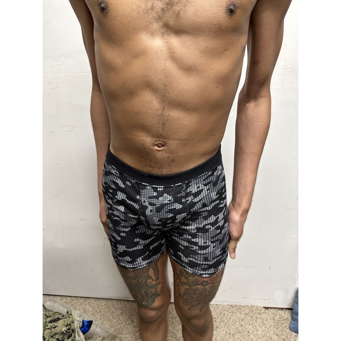 Boys XL black Camo Hanes boxer briefs