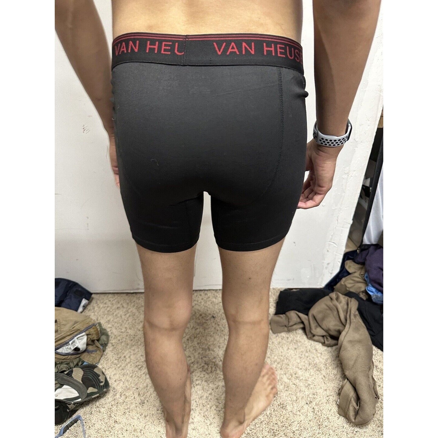 Men’s Black Van Heusen Medium Compression Shorts