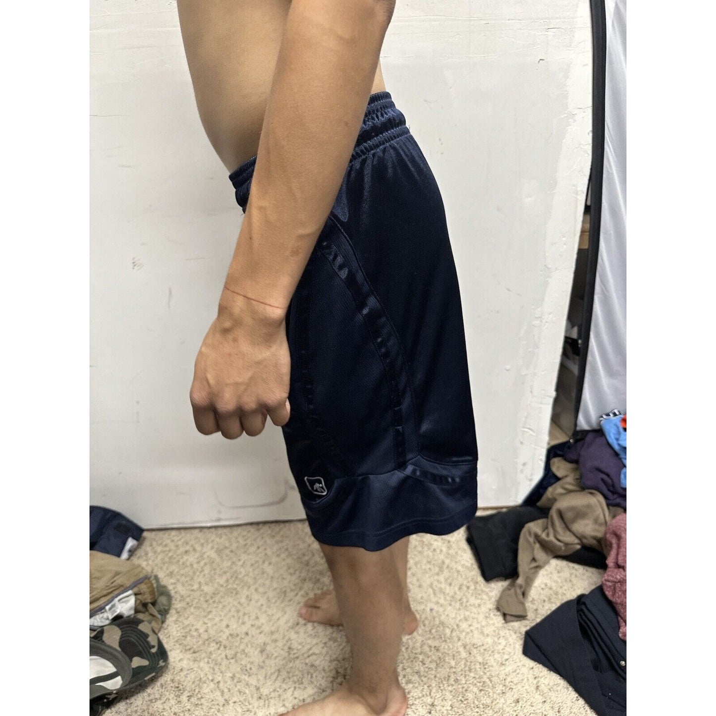 Men’s Dark Blue Small AND1 Athletic Shorts With Pockets