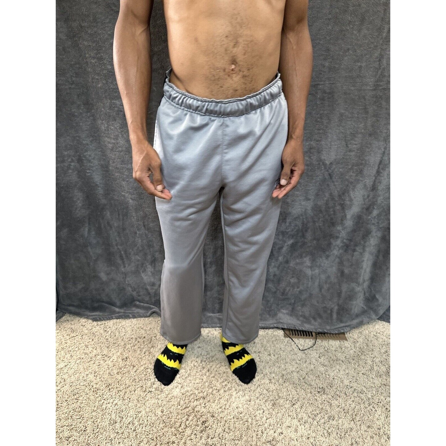 Men’s Gray Everlast Medium Sweatpants With Pockets