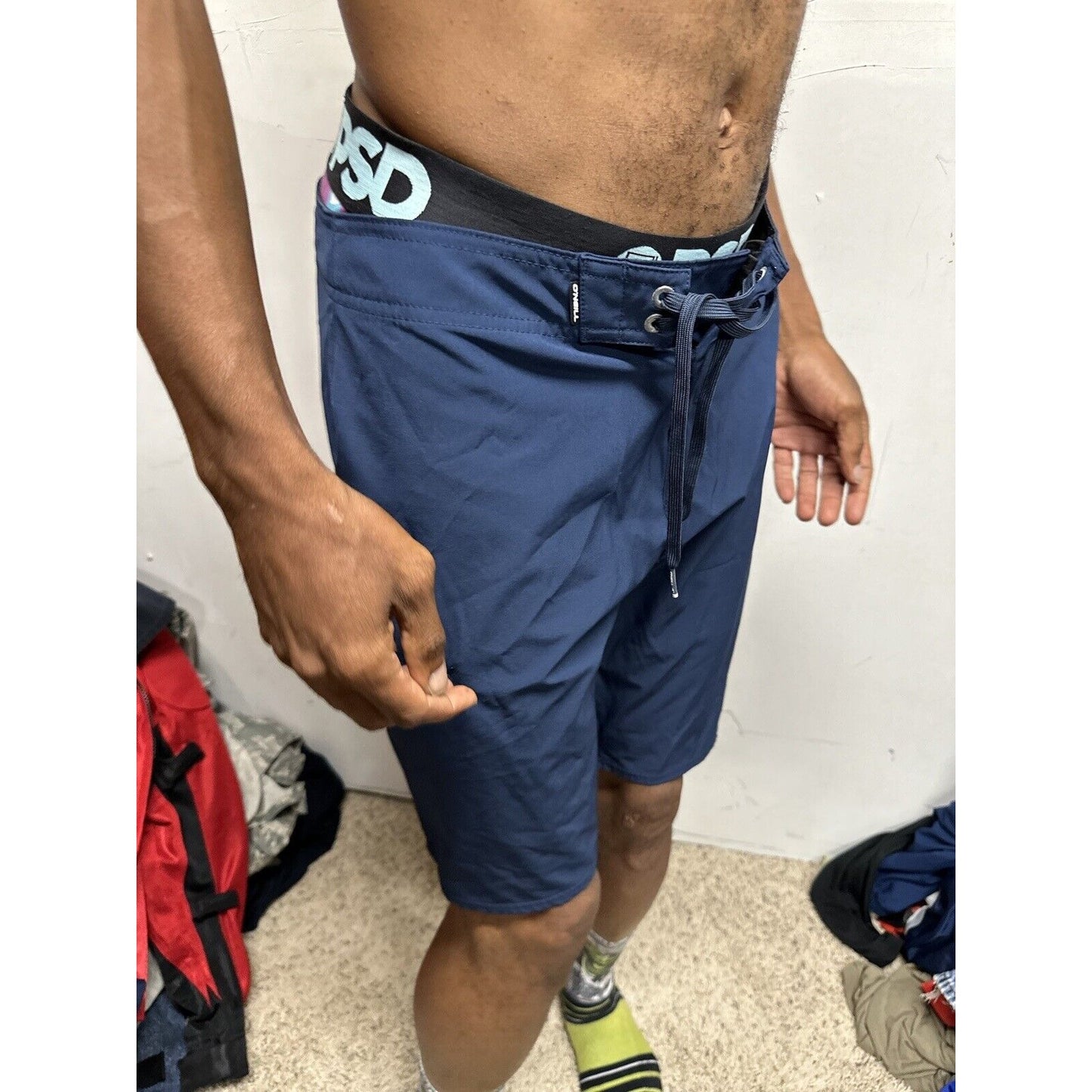 Men’s Blue O’Neil Sibenik Water Polo Camp Size 30 Shorts Trunks Bathing Suit