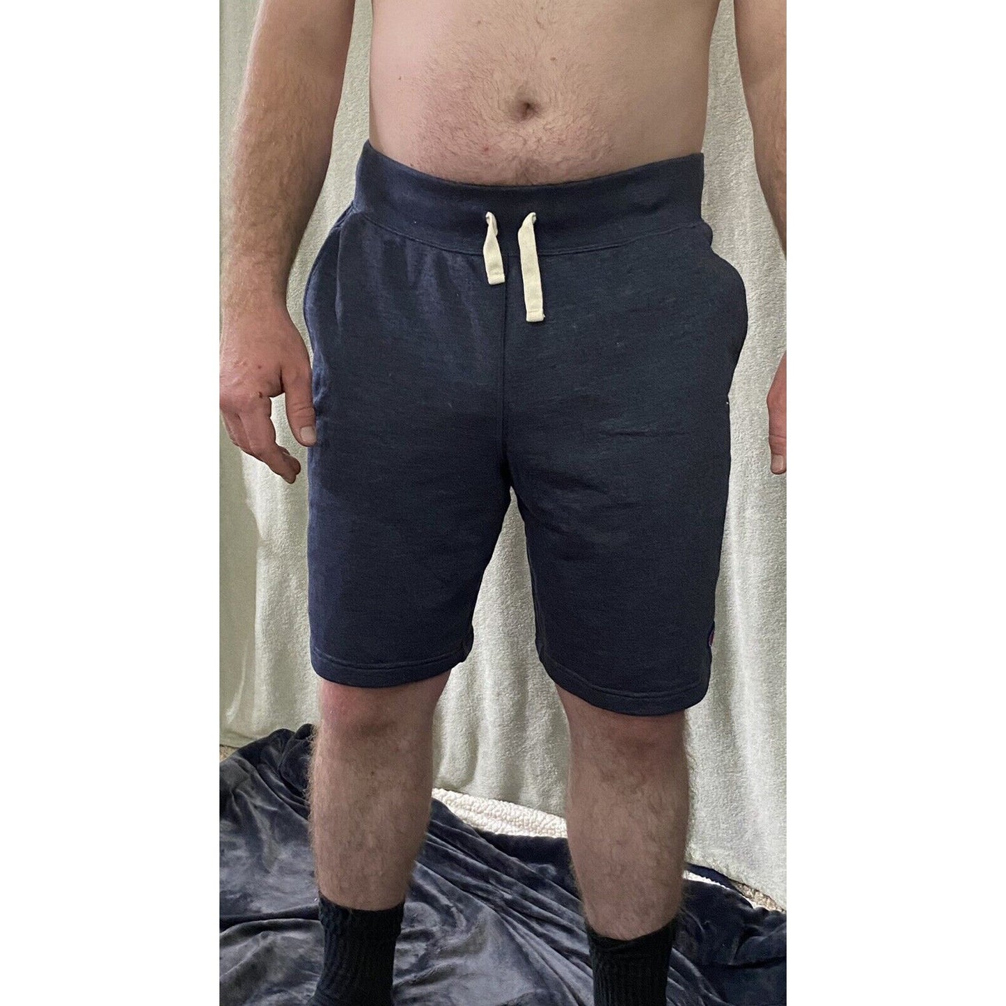 Champion Men’s French Terry Shorts Oxford Blue Men’s Large