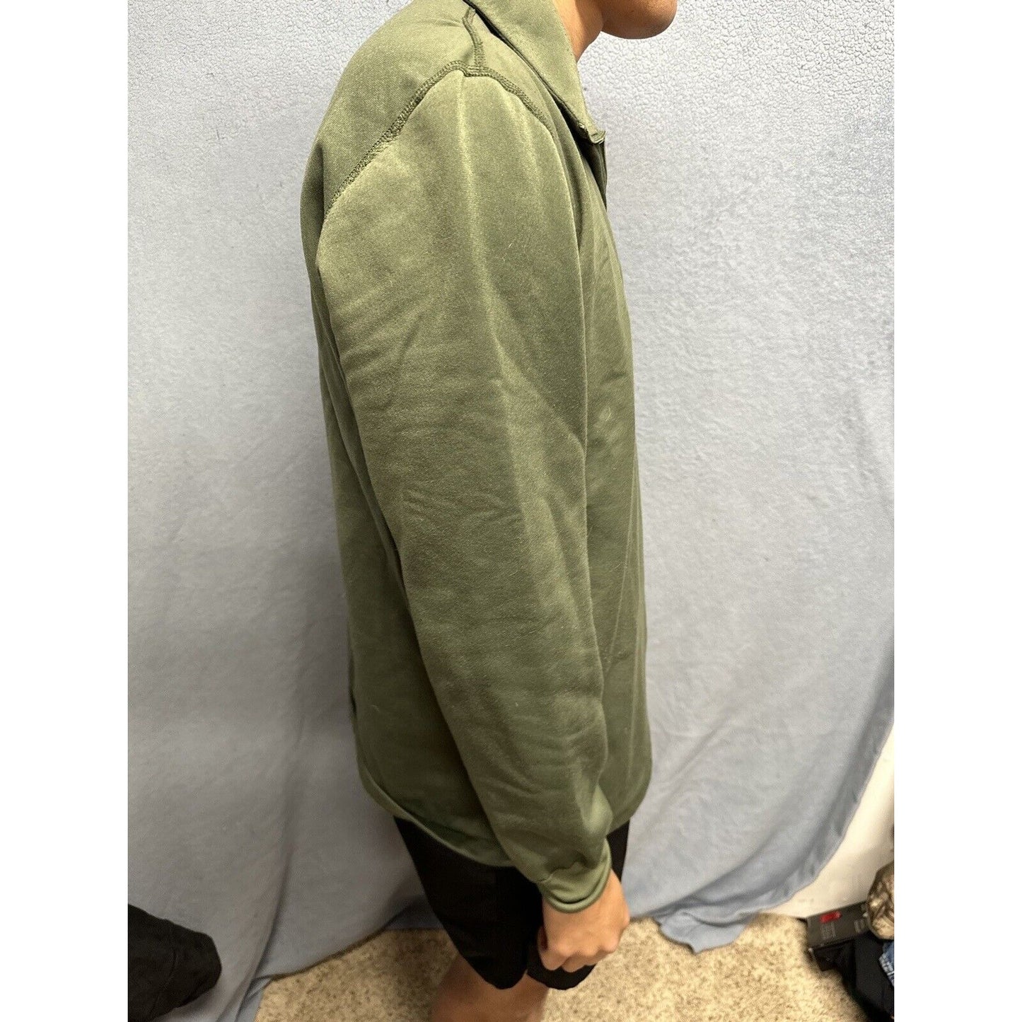 Men’s Military Army USAF Medium Green Sleeping Shirt Heat Retentive