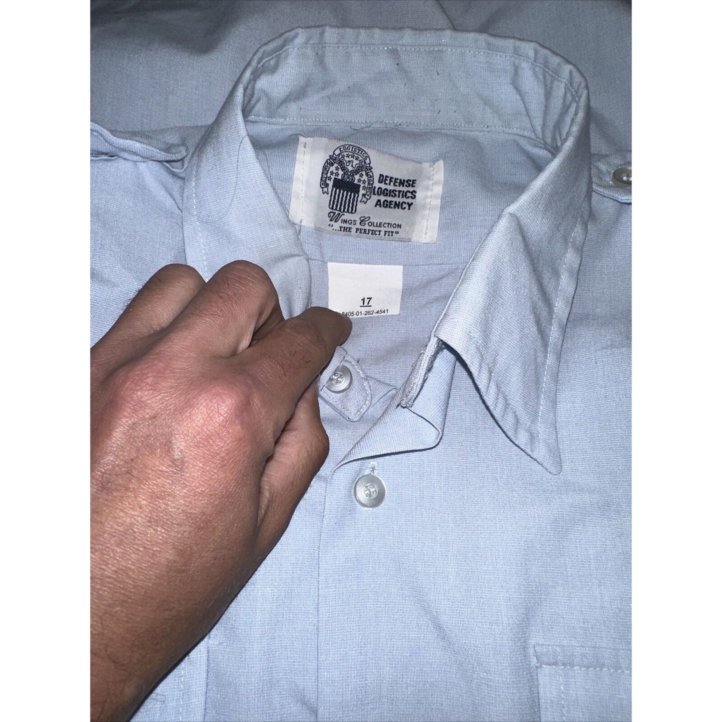 Men’s Defense Logistics Agency Short Sleeve Blues Uniform Shirt 17