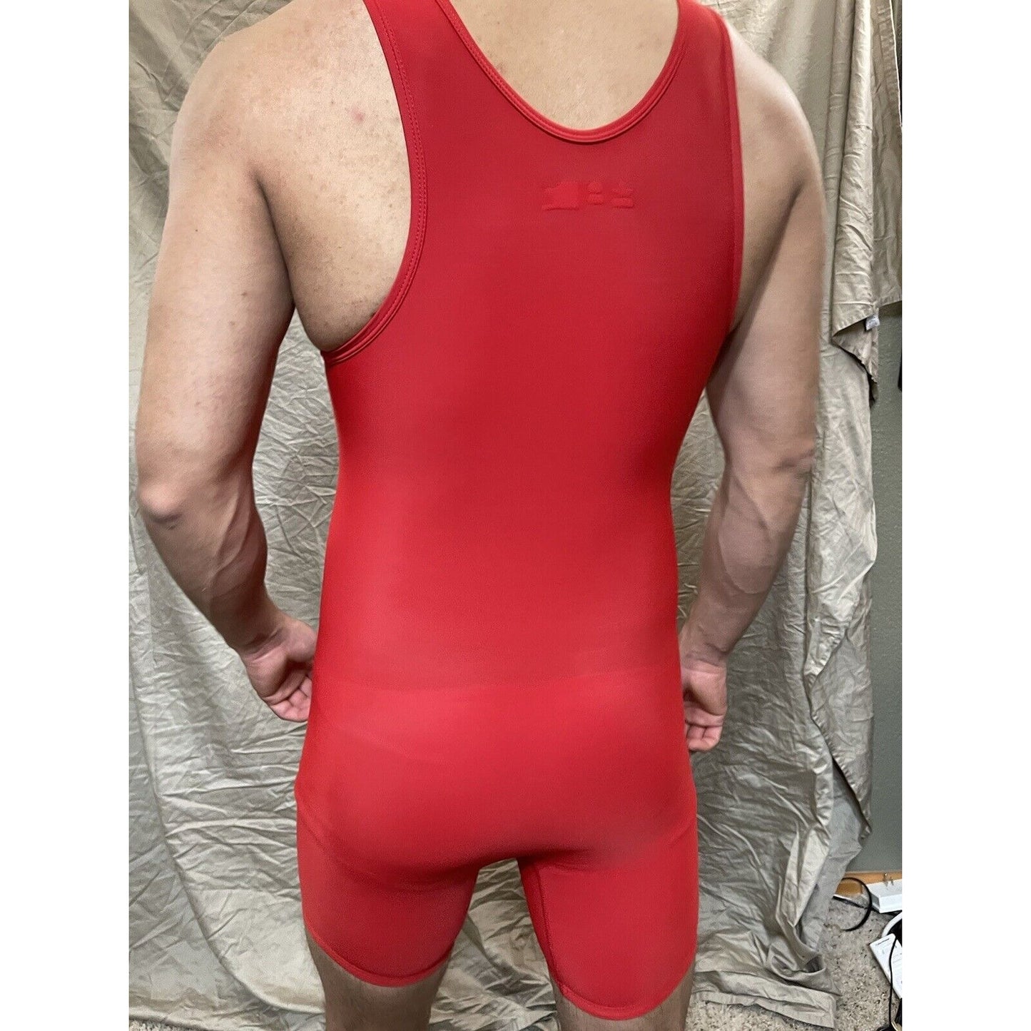 Boy's Youth Large Red Wrestling Singlet Alleson Athletic