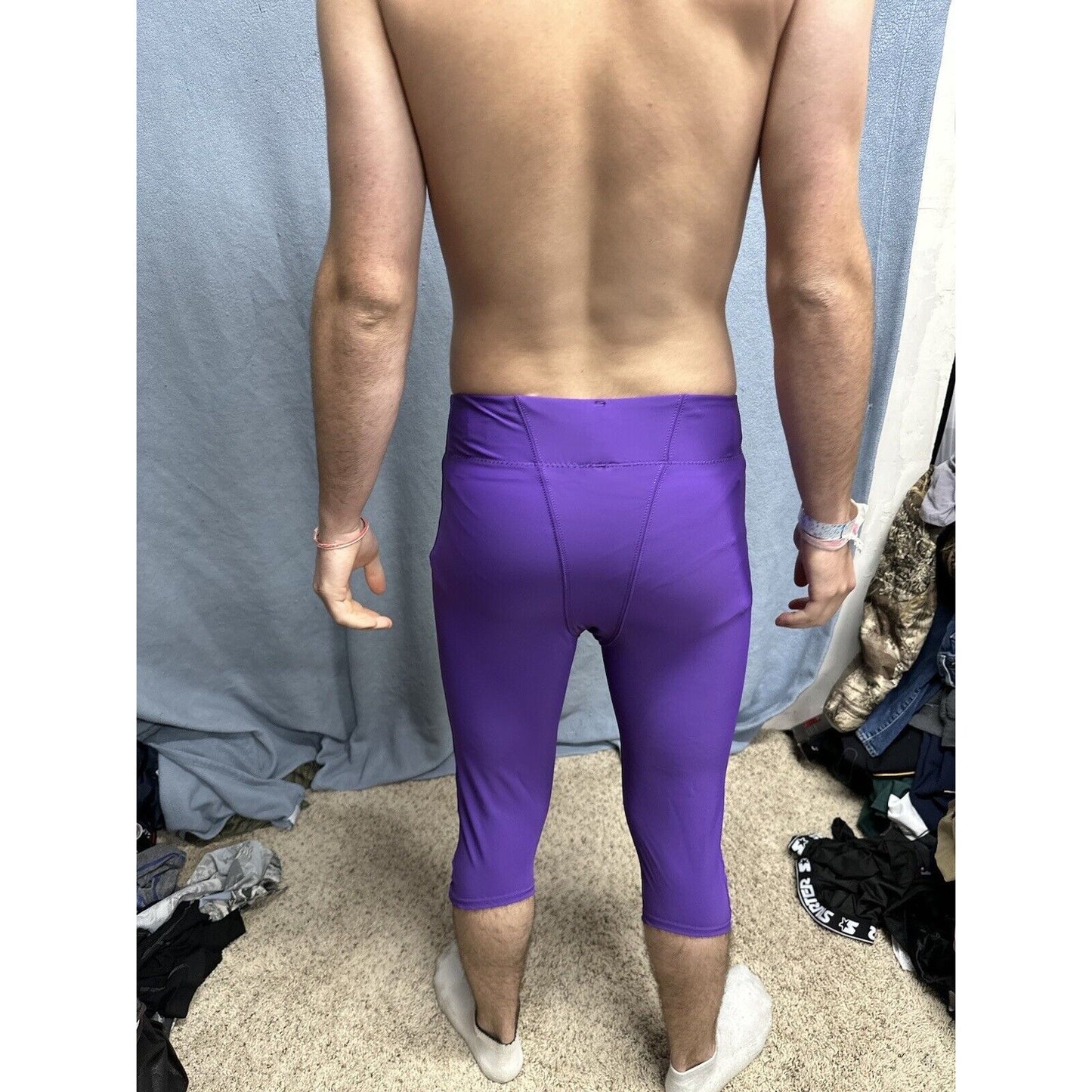 Men’s Rawlings Football Pants Medium Purple