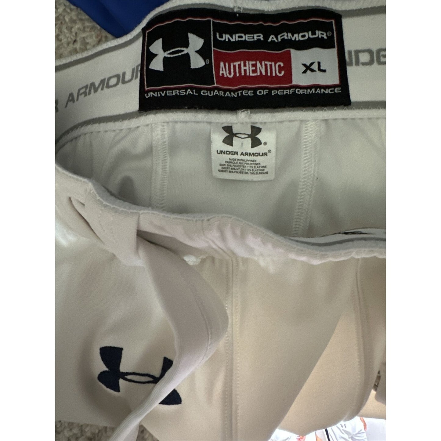 Men’s White Under Armour XL Football Pants