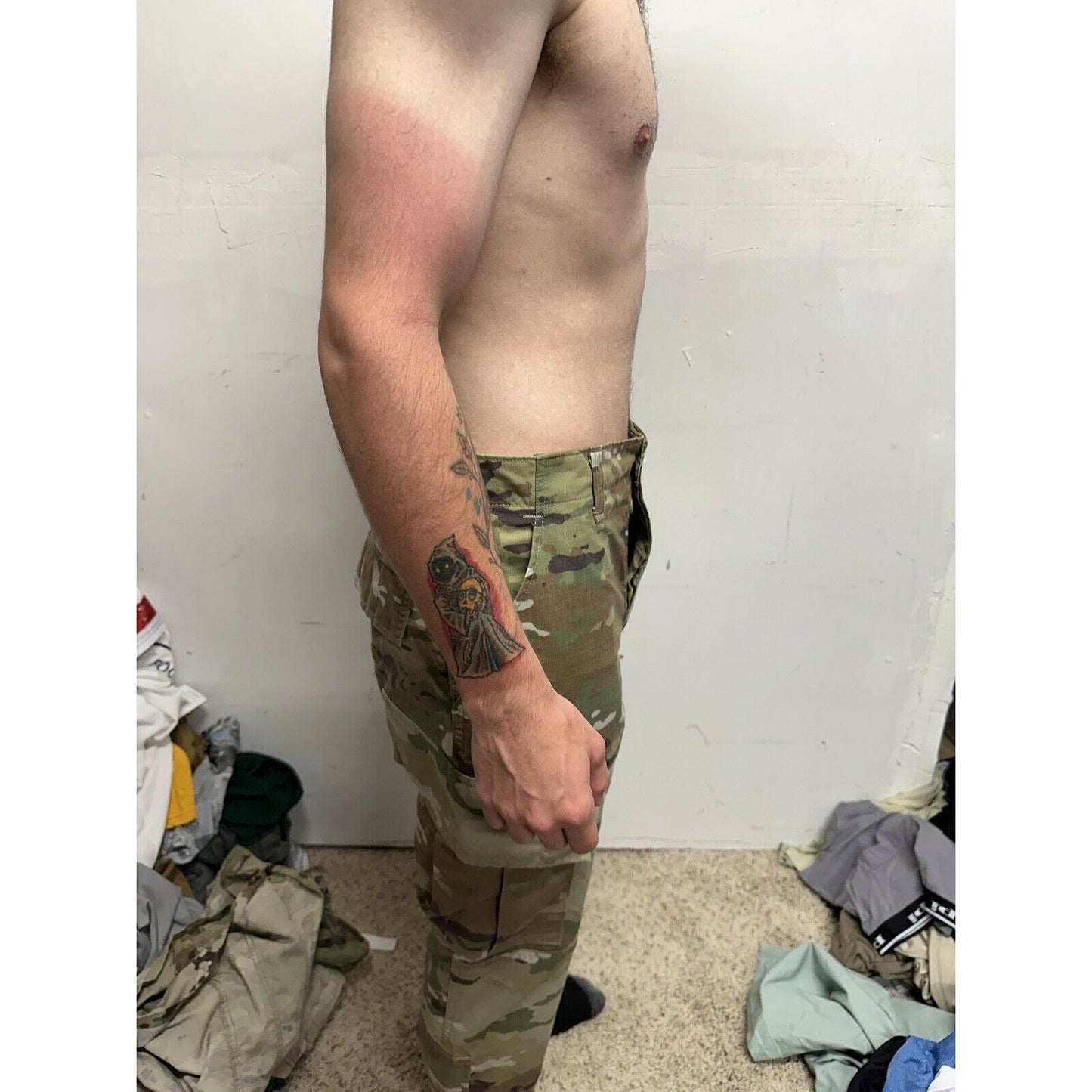 Men’s Ocp Army Uniform Bottoms Elastic Leg Opening Small Regular