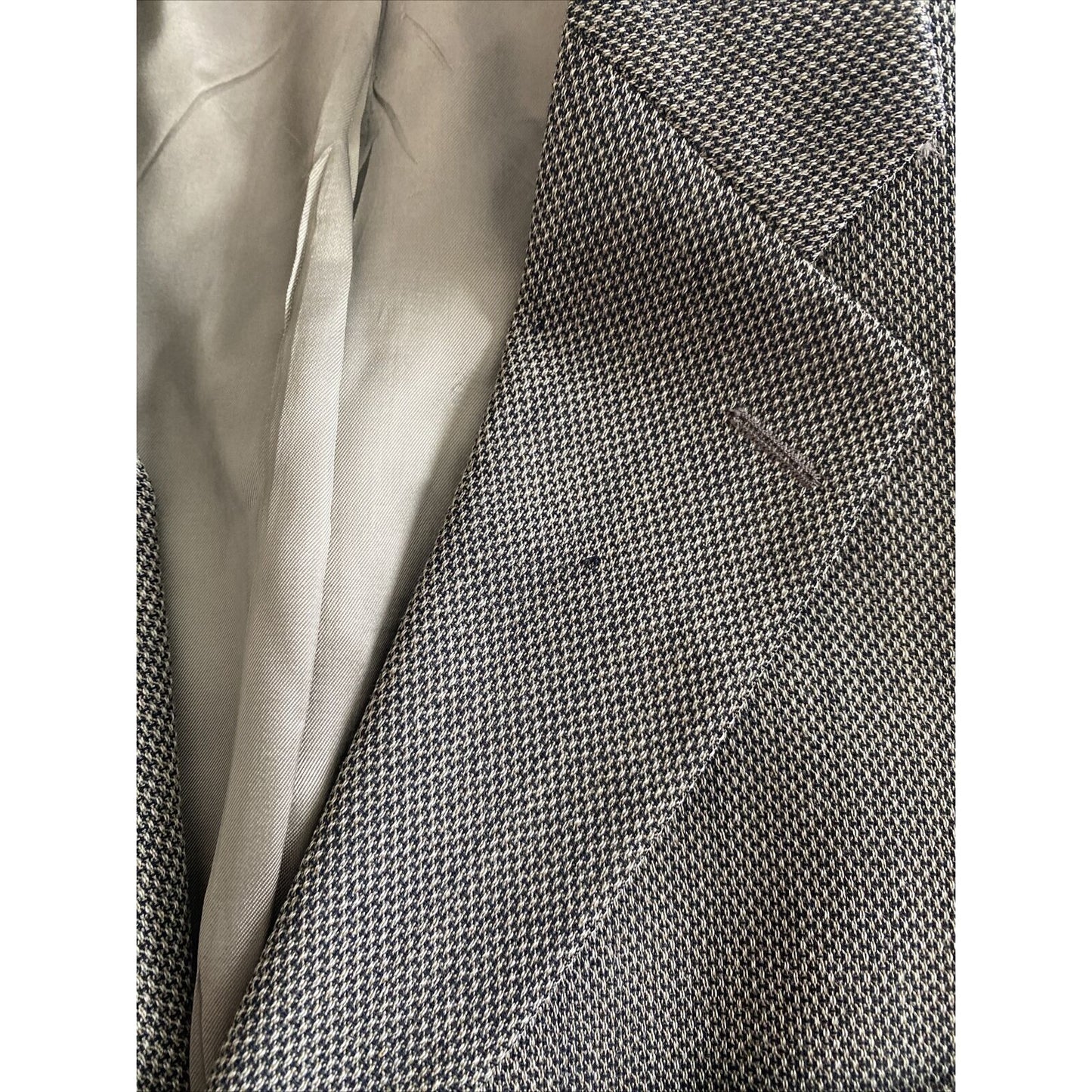 DKNY Men’s size 44L 100% Wool-Laine Brown Blazer