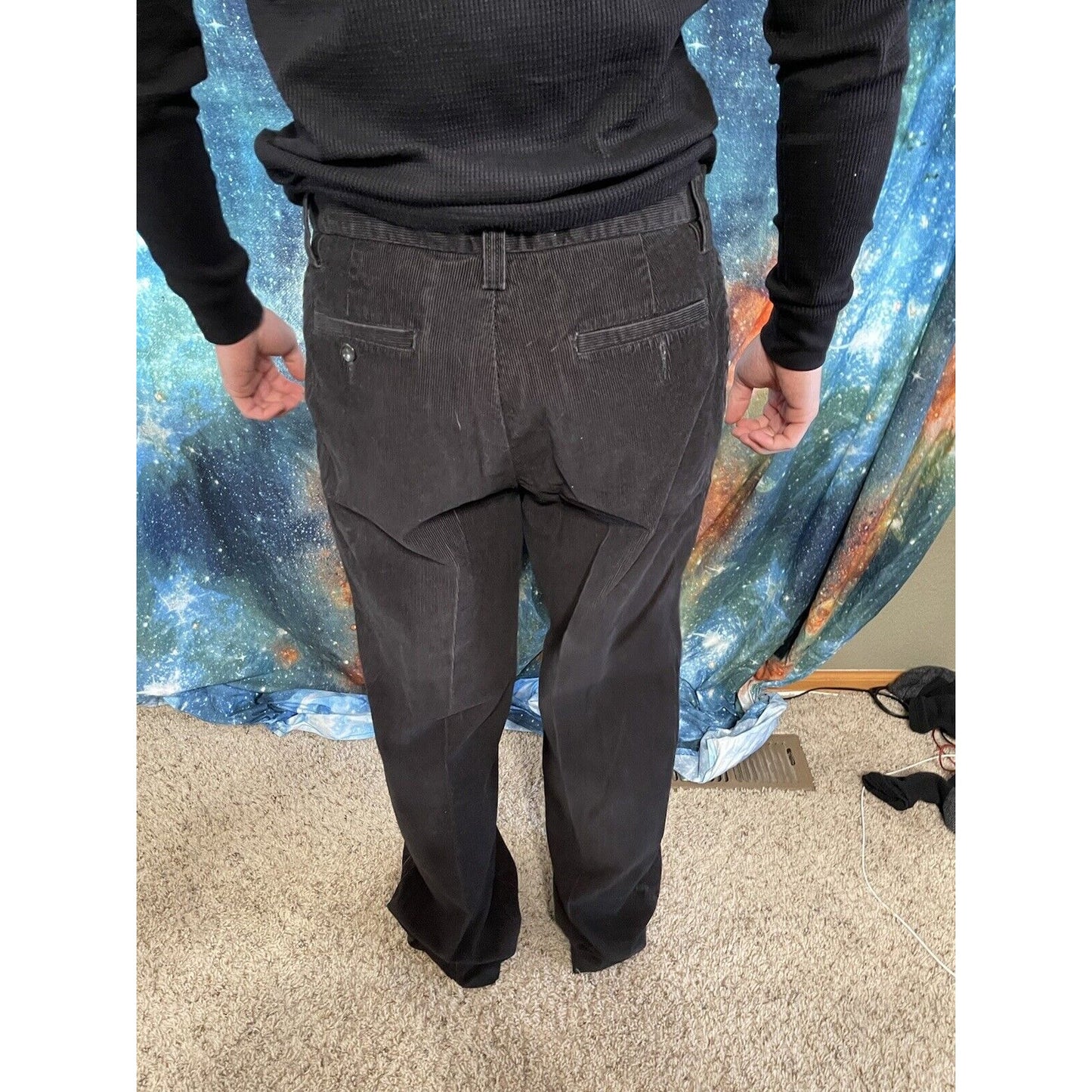 Men’s Black Eddie Bauer classic fit specially dyed 32 x 32