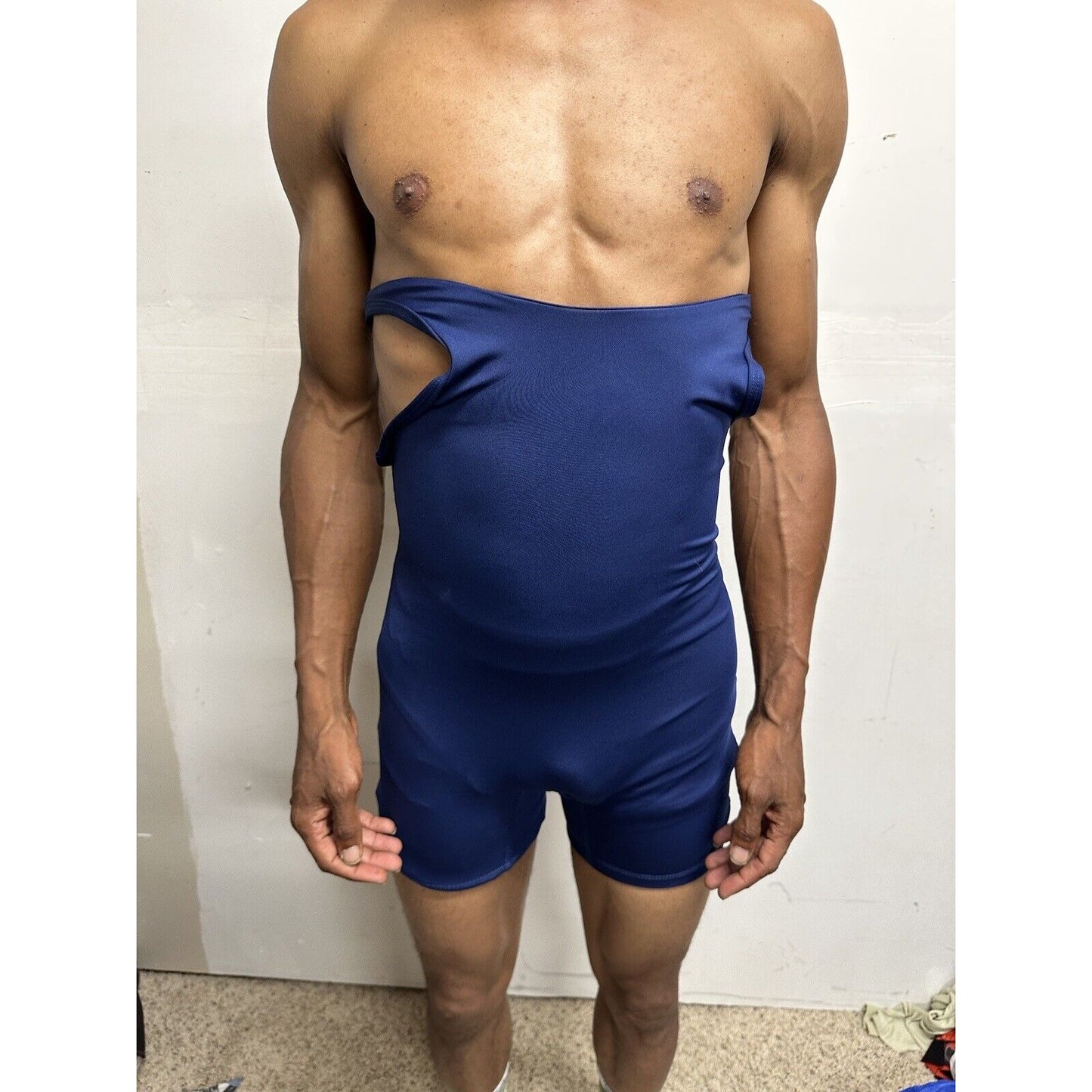 Youth Boy’s XL Wrestling Singlet Navy Blue