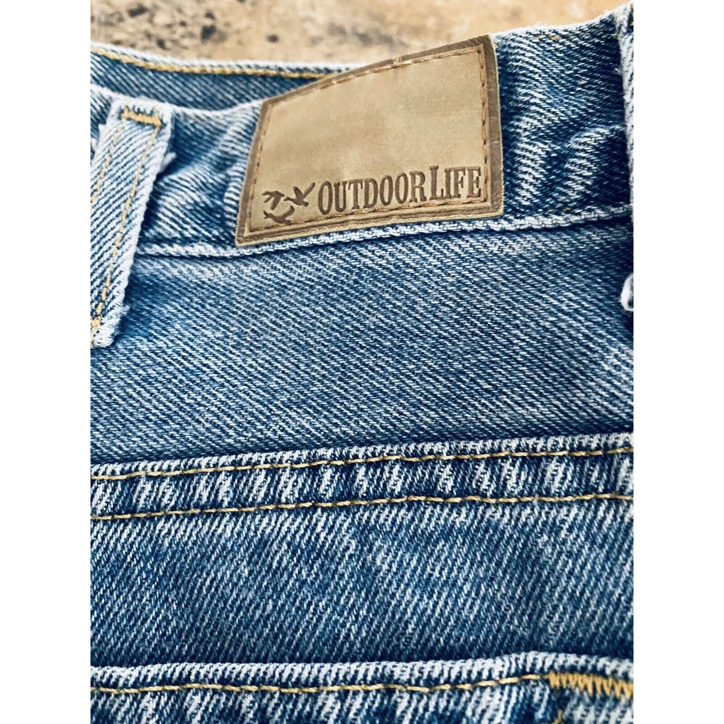 Outdoor Life Relaxed Men’s Blue Denim Jeans 38X30