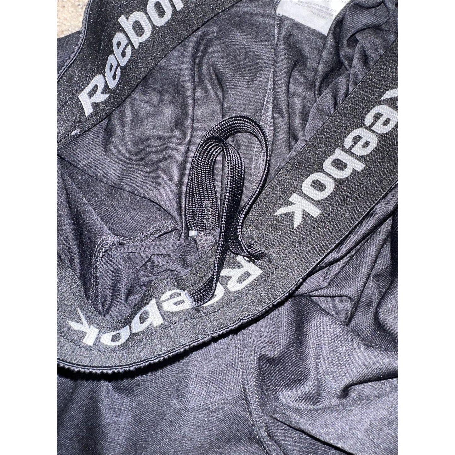 Men’s Black Medium Reebok Shorts With Pockets