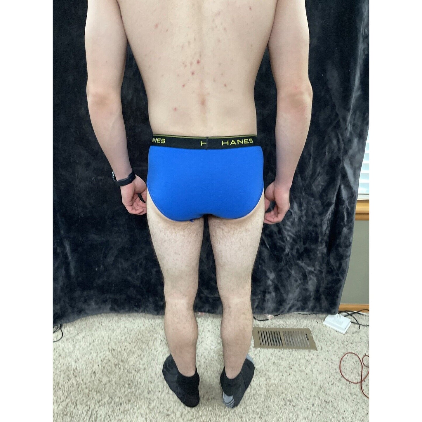 Men’s Small Hanes Royal Blue Briefs Comfort Cool