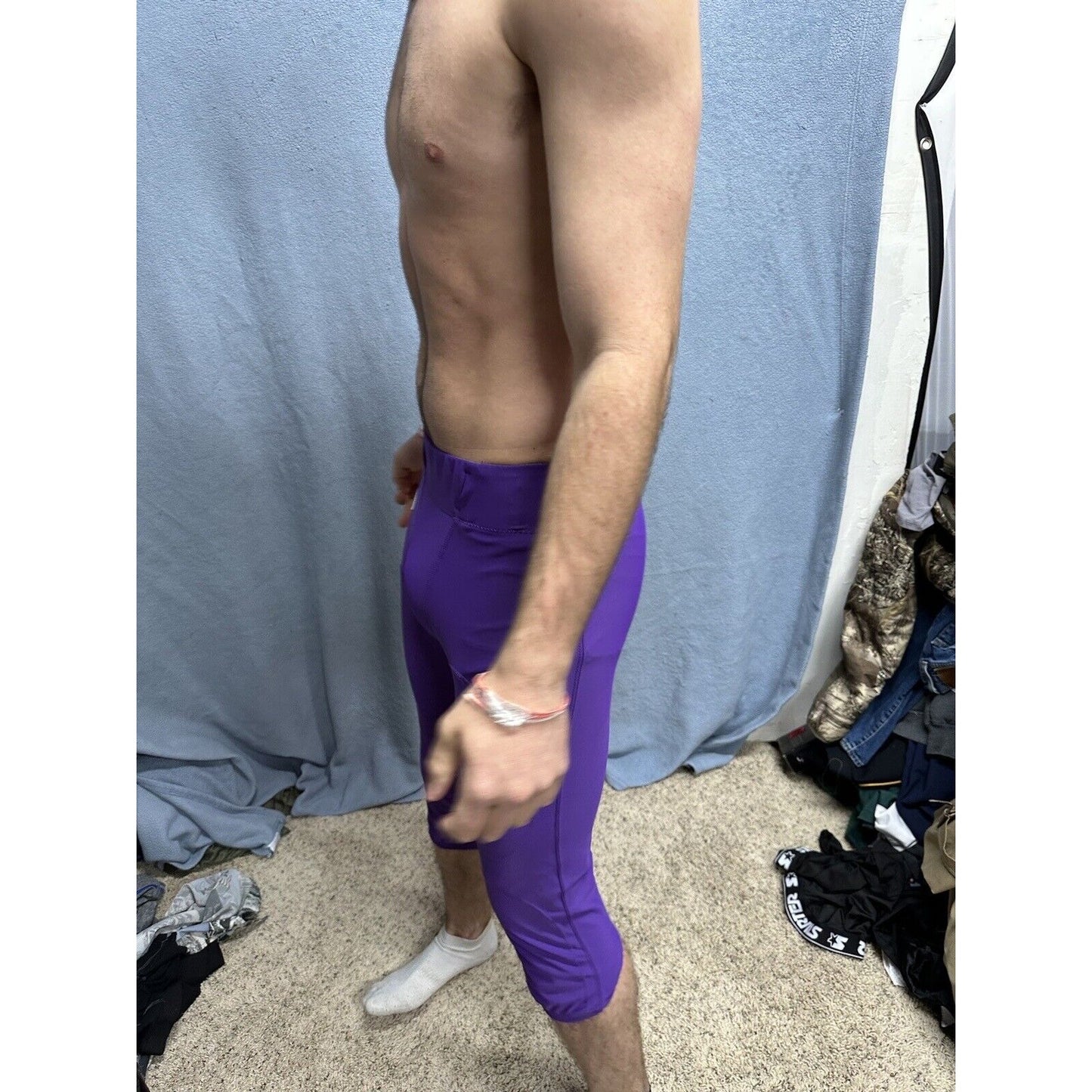 Men’s Rawlings Football Pants Medium Purple