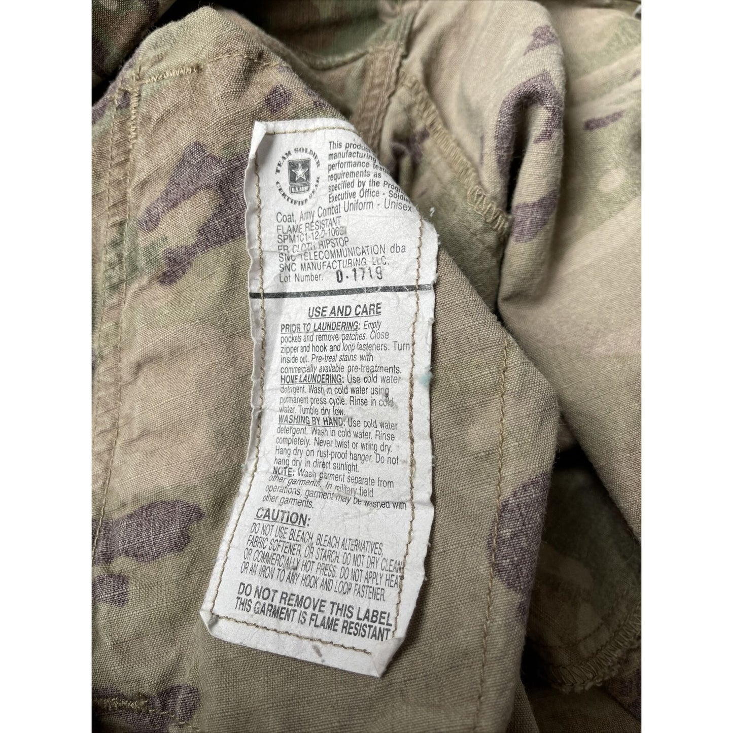 Men’s OCP Army Combat uniform Air Force Small Short Blouse Coat Top With SrA