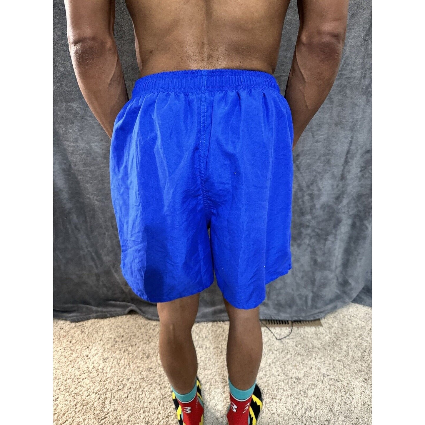 Men’s Blue Large USAFA Cadet Dolfin Swim Trunks Issued Air Force Academy