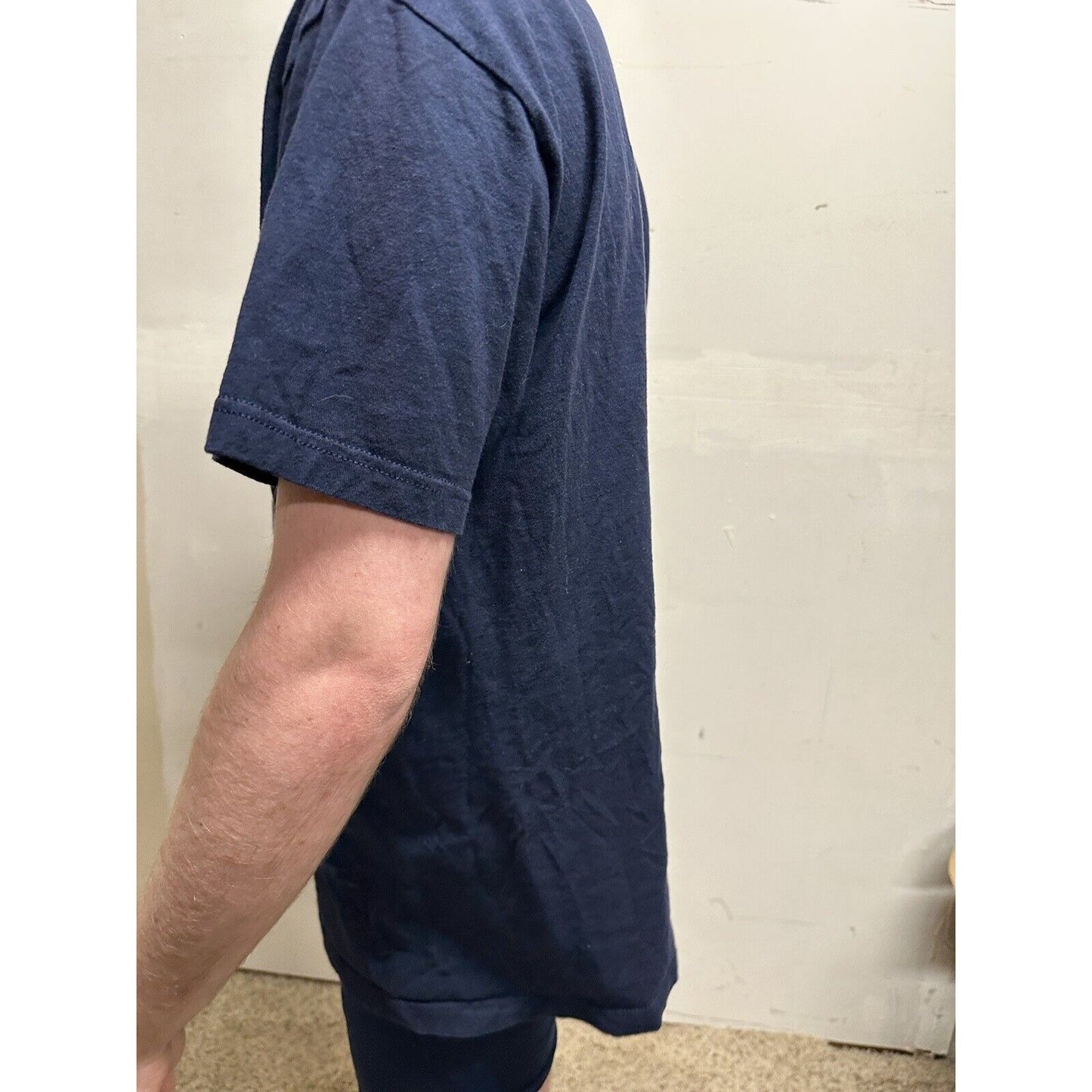 men’s tultex large dark blue incredible hulk tshirt short sleeve