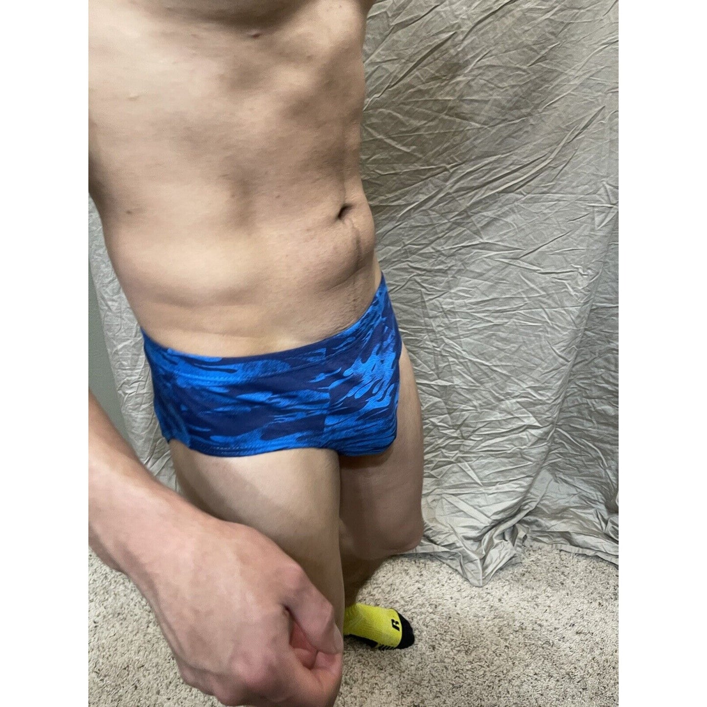 men's reebok blue briefs small