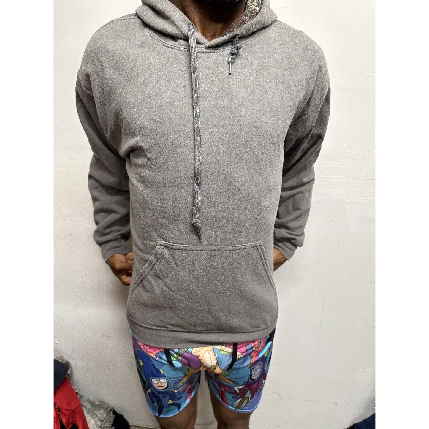 Men’s Mossy Oak Medium Gray Pullover Hoodie