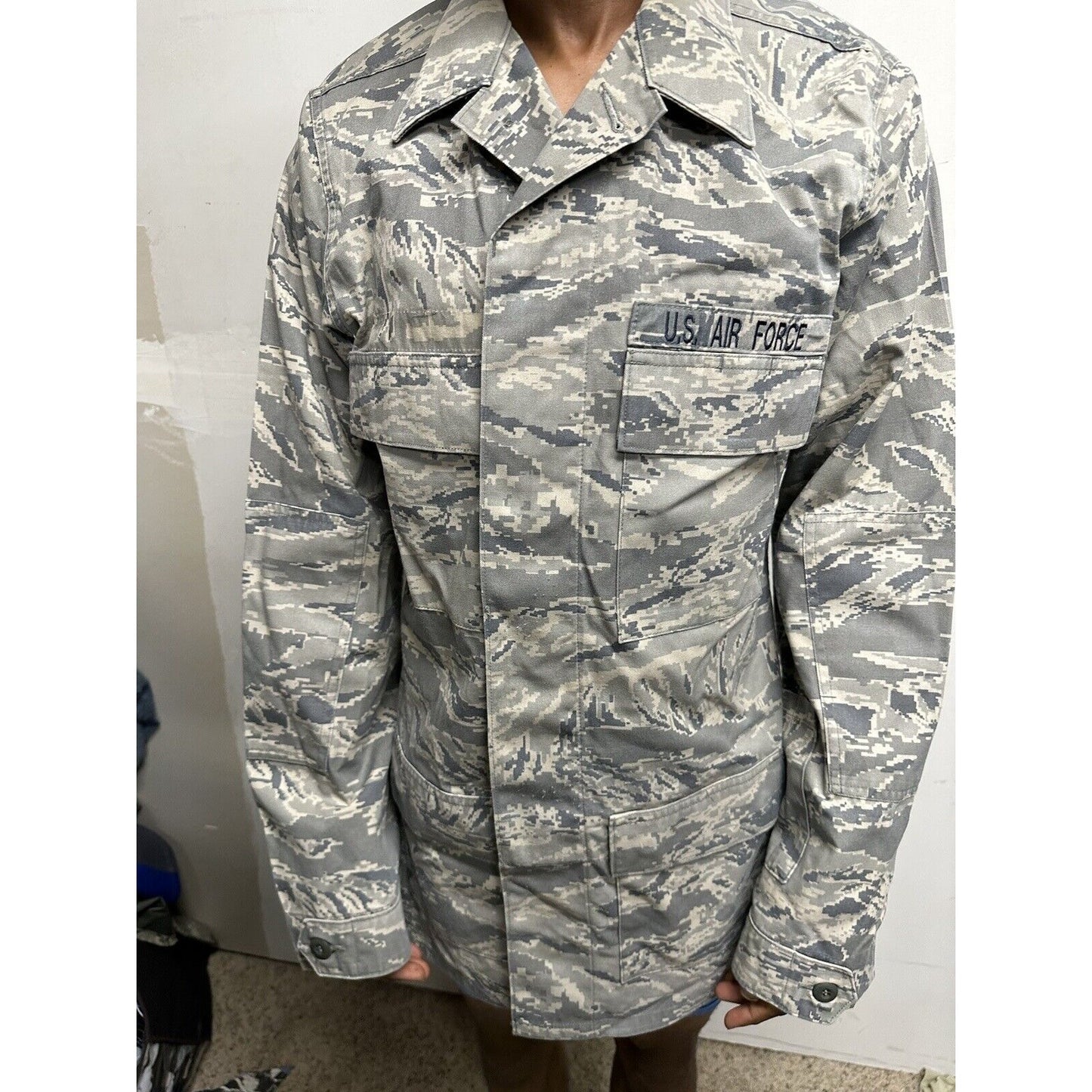 Men’s Civil Air Patrol USAF Abu Airman Battle Uniform Top Blouse Jacket 40XL