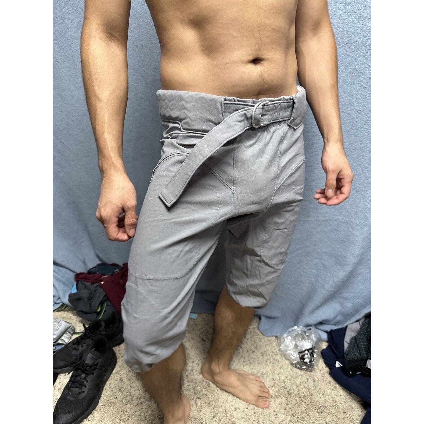 Men’s University Of Oregon Gray Nike Size #36 Football Pants