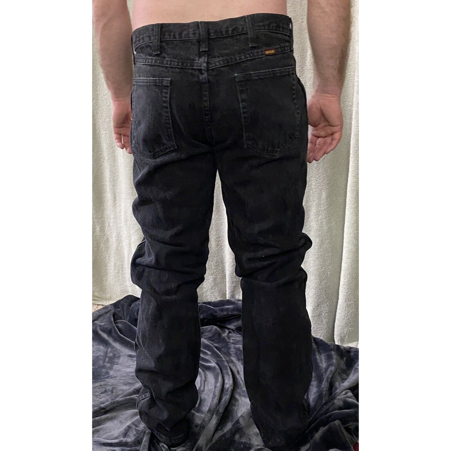 Wrangler Rustler regular Straight Leg Black Men’s 34x32” Jeans