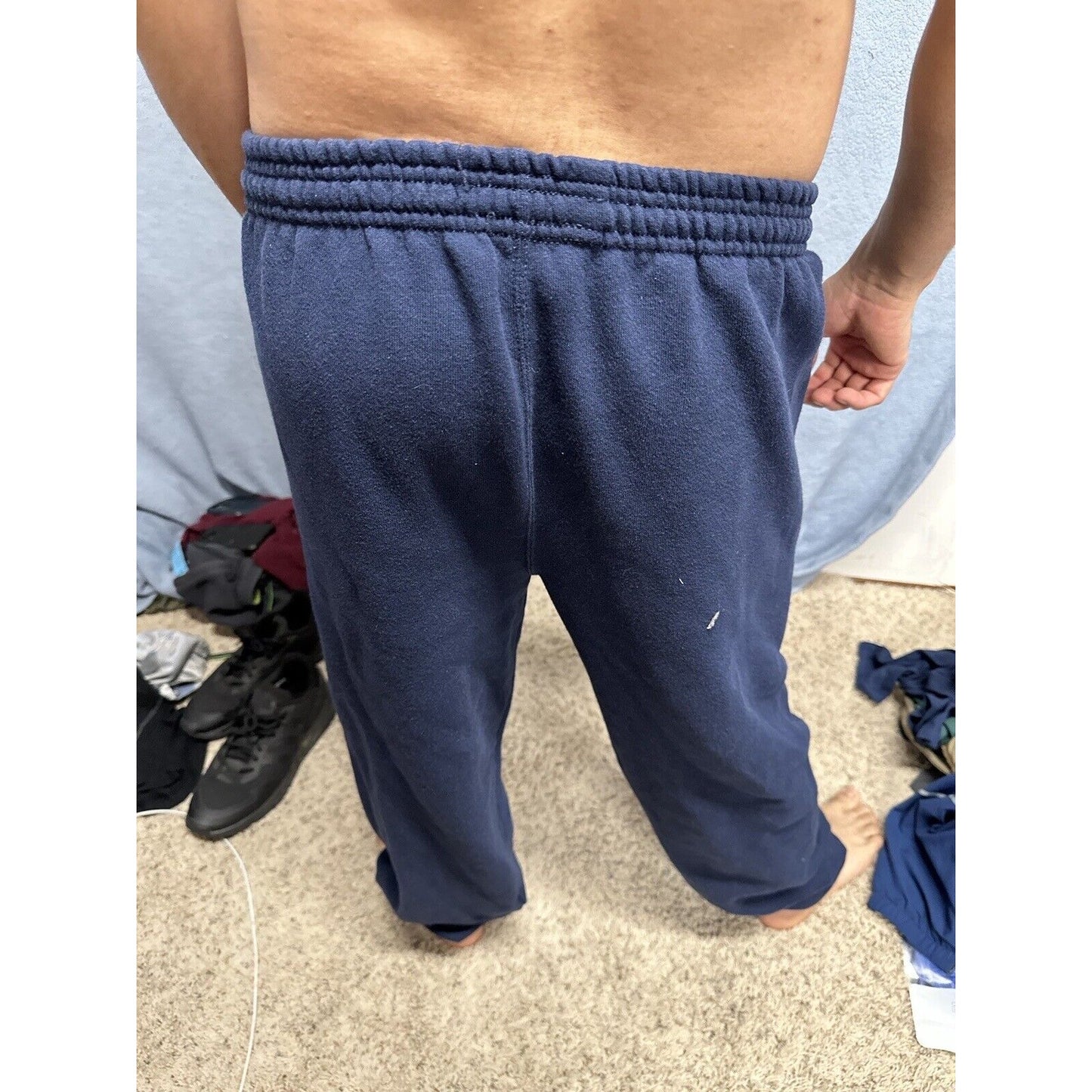 Men’s Navy Blue Medium Authentic US Navy Uniform Pt Sweat Pants
