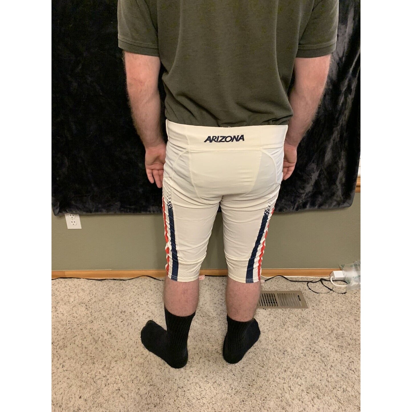 NIKE University of Arizona Wildcats RED/BLUE FOOTBALL PANTS Size 36