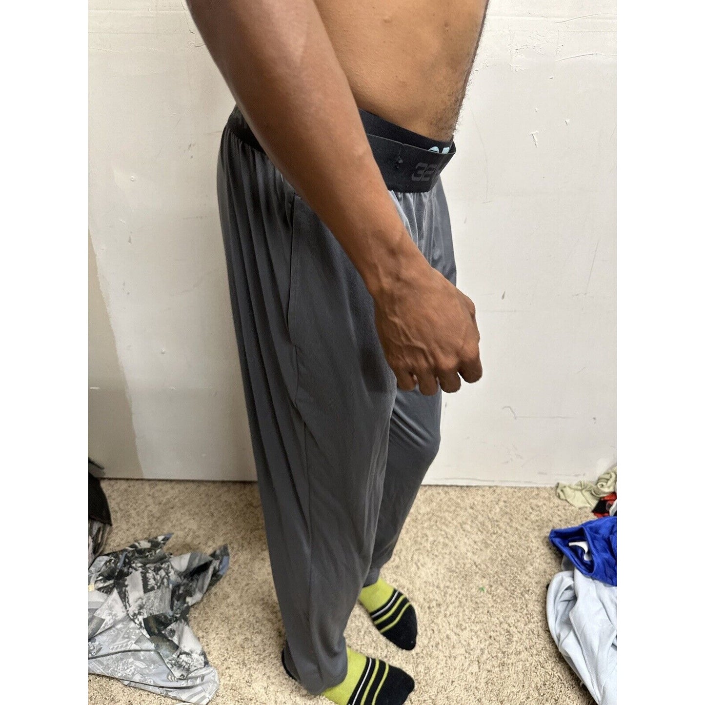 Men’s Large Gray 32 Degree Heat Sleepwear Lounge Pants