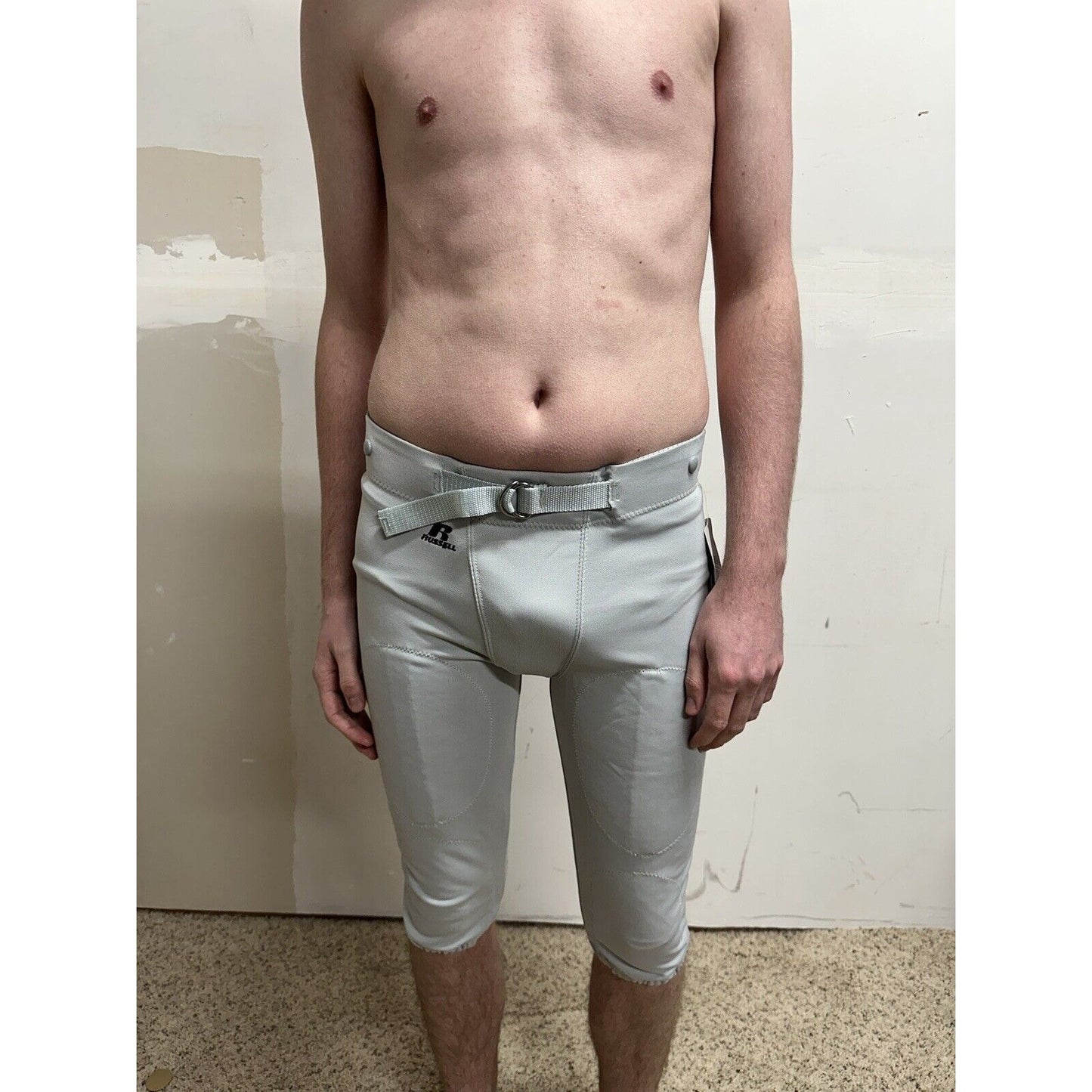 teen boys XXL russell athletic gray football pants