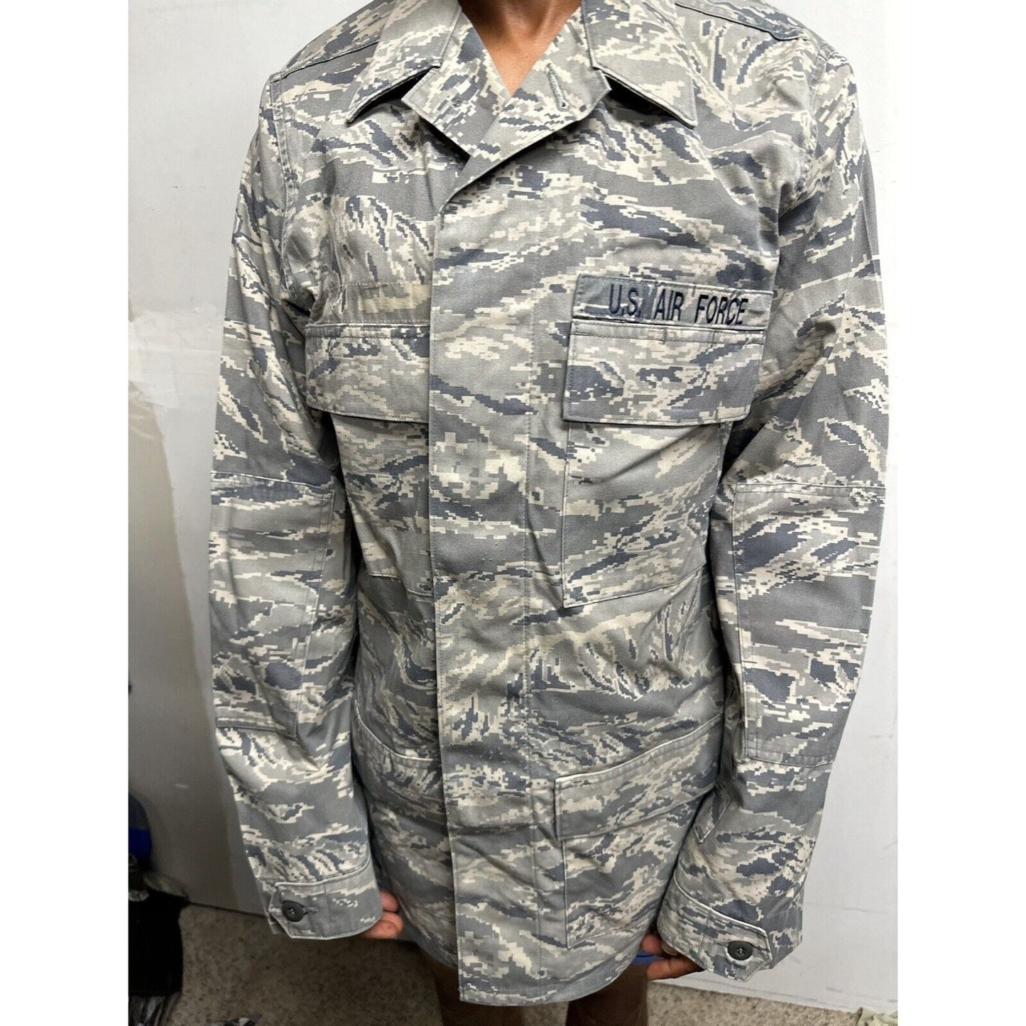 Men’s Civil Air Patrol USAF Abu Airman Battle Uniform Top Blouse Jacket 40XL