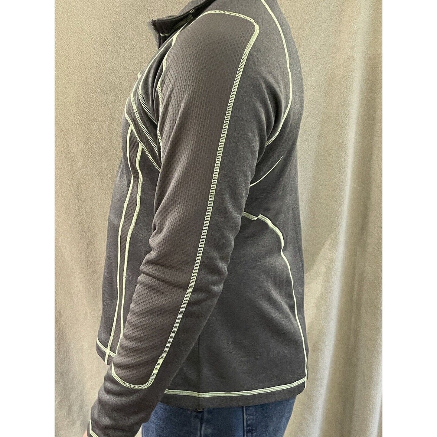 FILA Sport Men's XL Tracksuit Full Zip Up Jumper Gray Jacket Sweatshirt