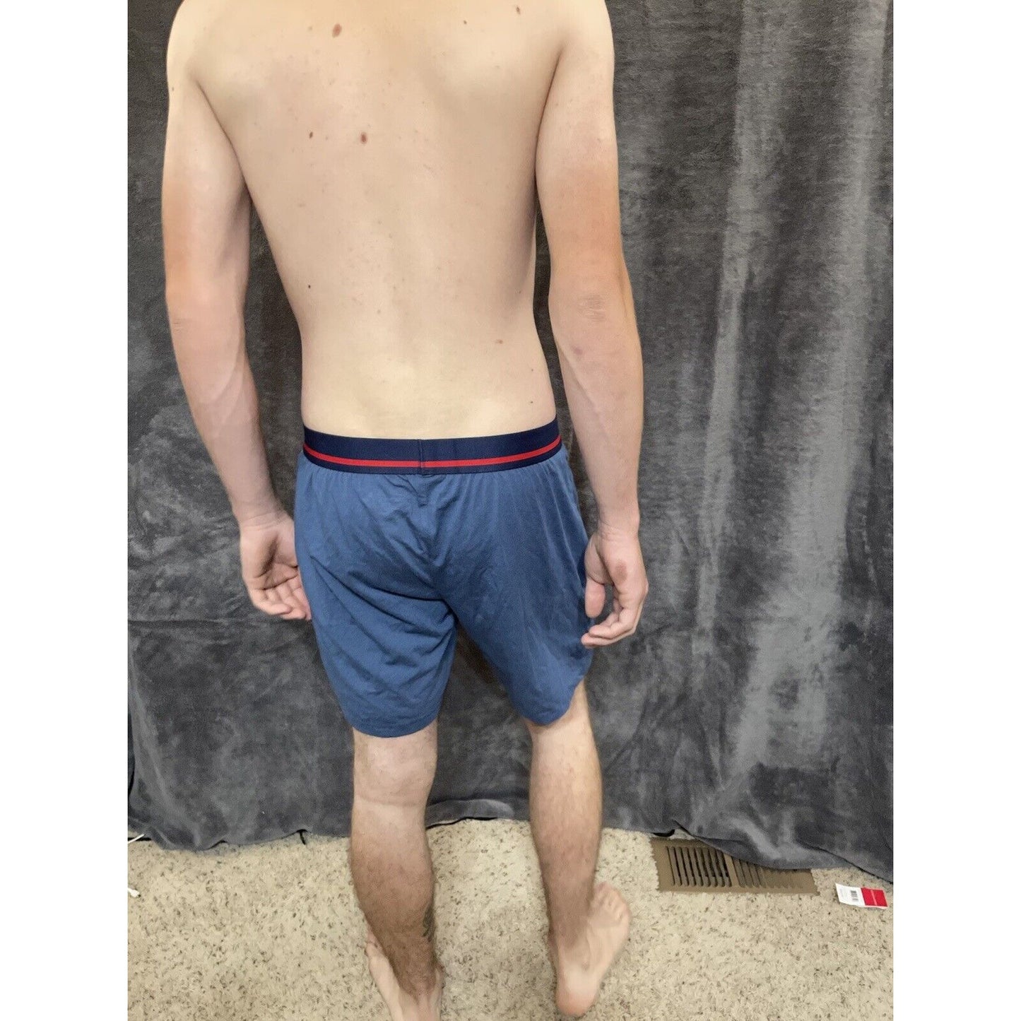 men's buffalo david bitton blue cotton spandex boxer shorts