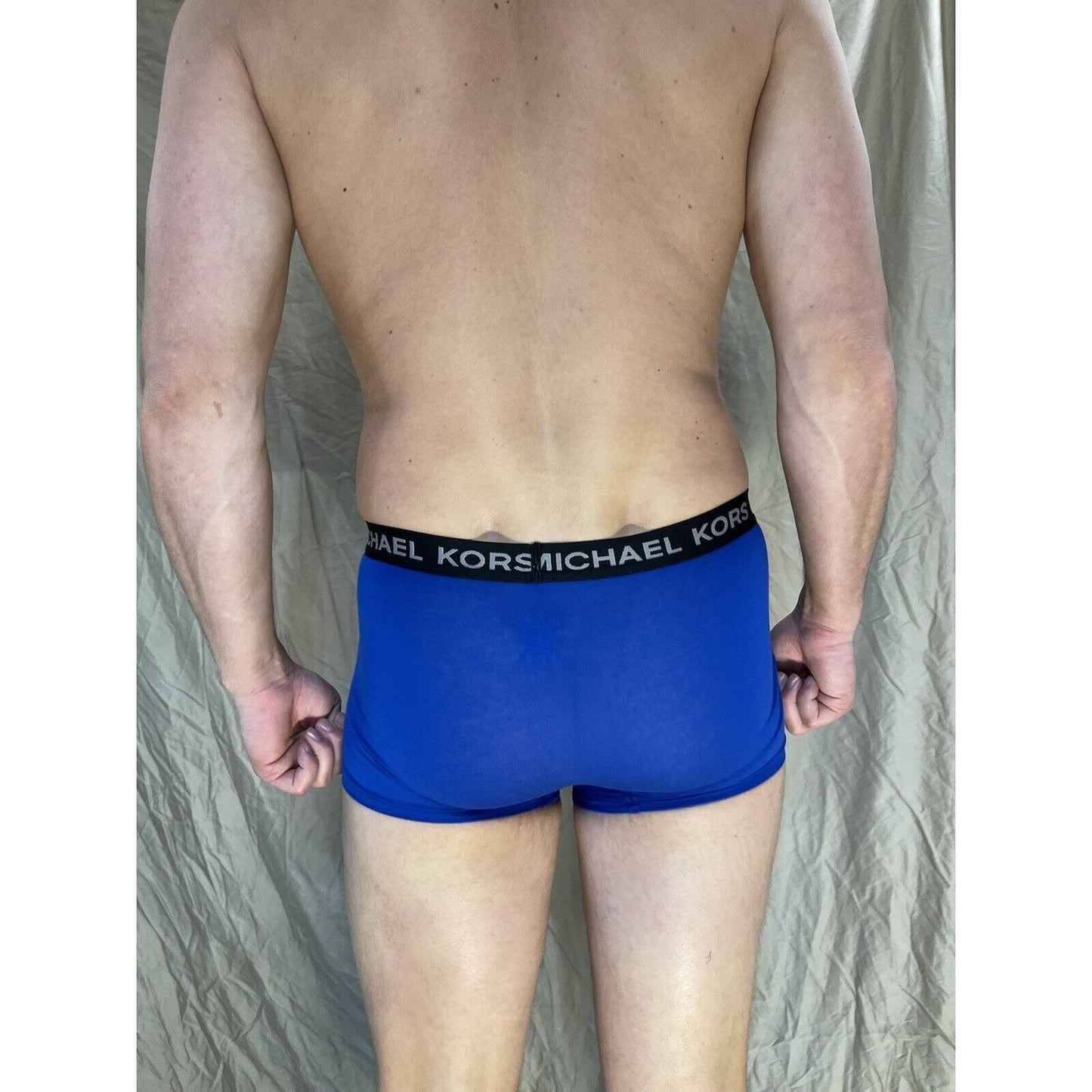 men's michael kors stretch factor pride boxer briefs Blue Medium