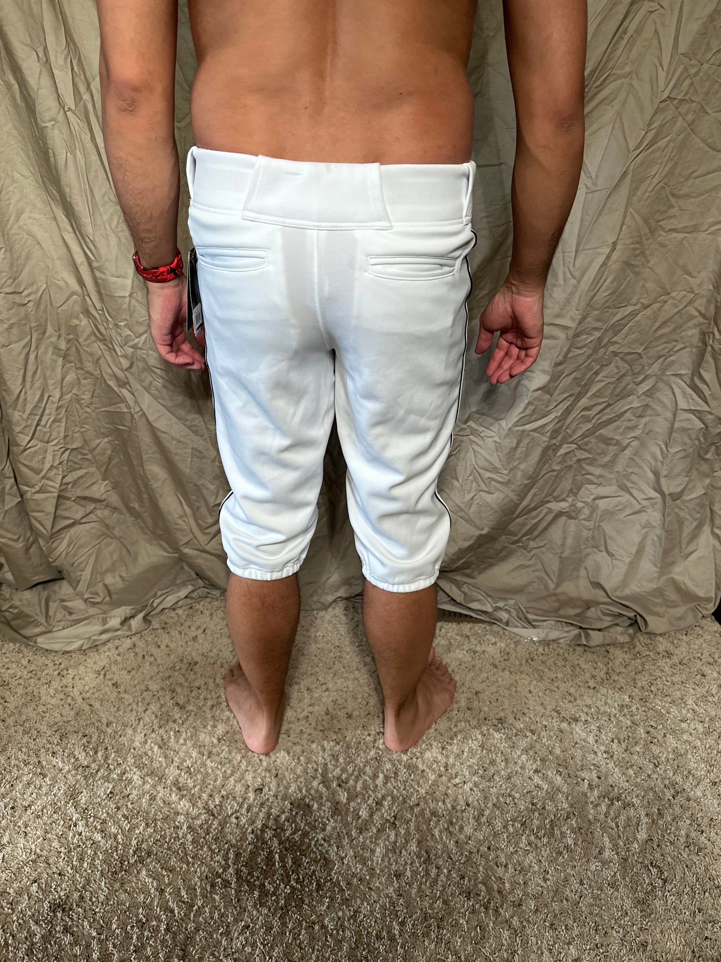 Youth boys large white new balance baseball pants new with tags