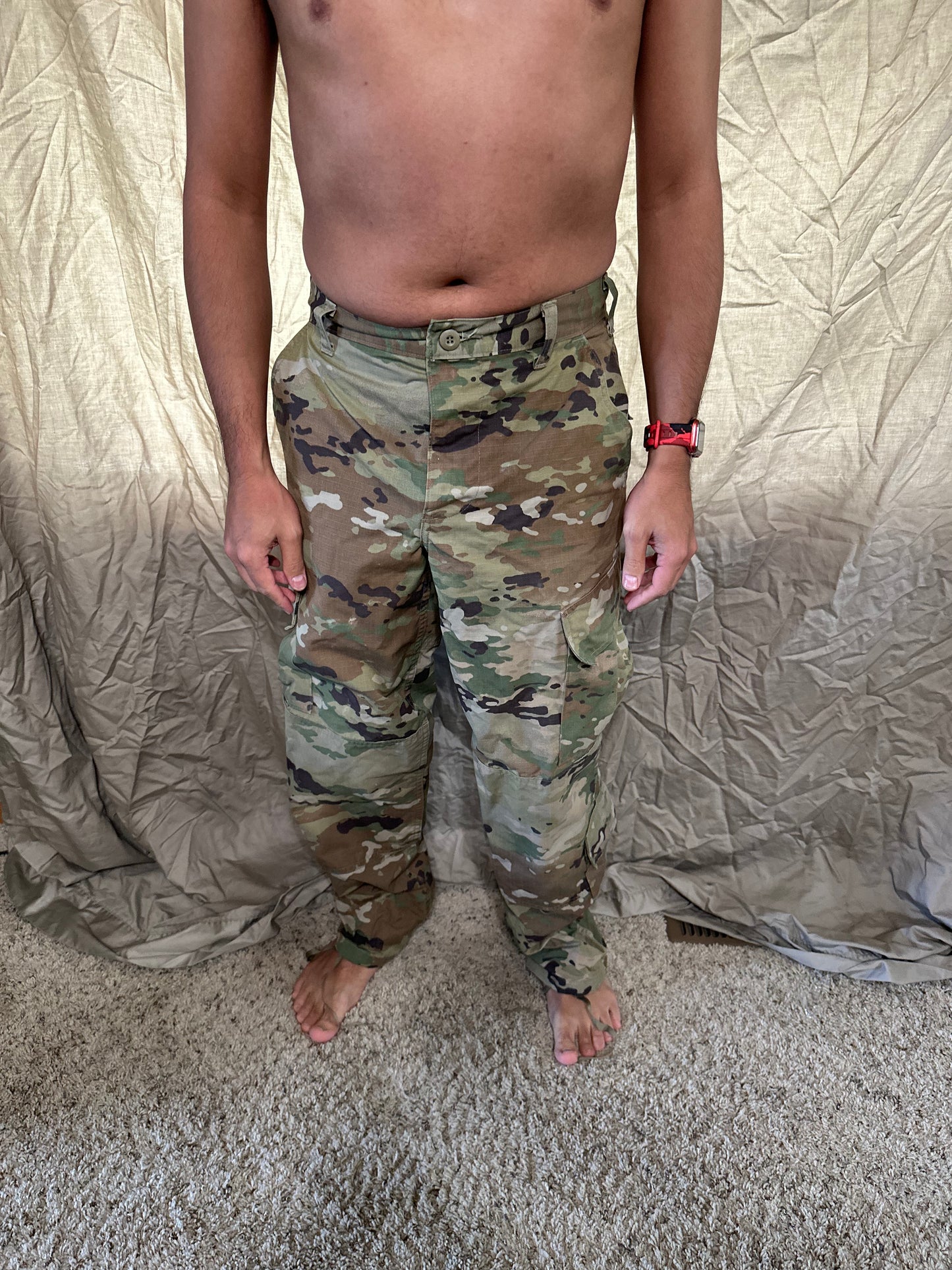 Men’s small regular ocp pants army Air Force space force 50% nylon 50% cotton