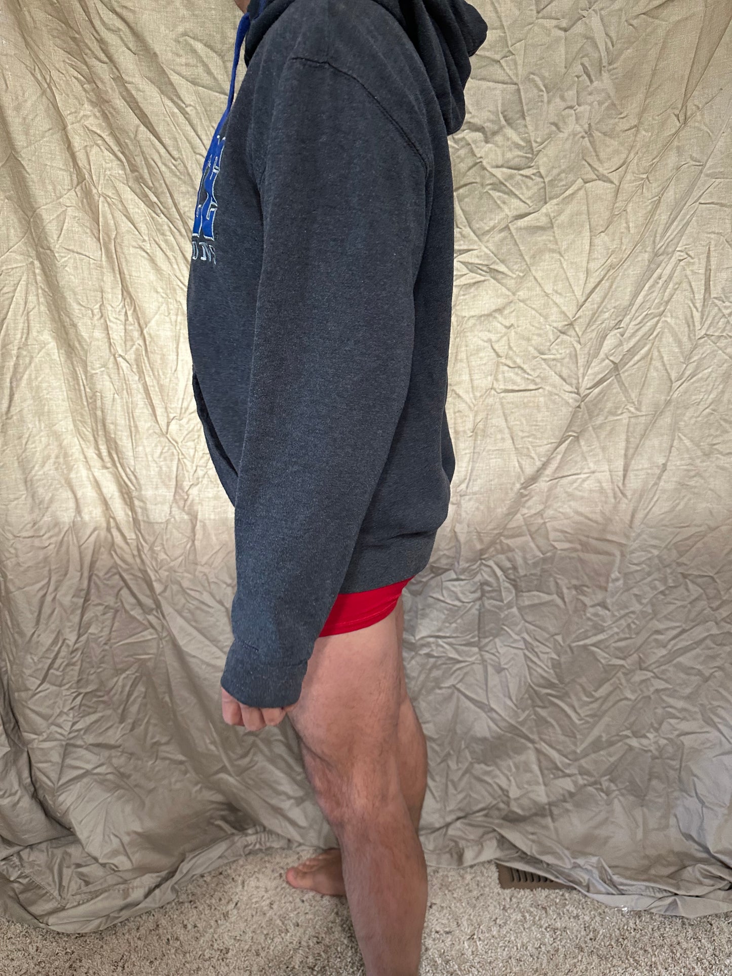 Air Force gray hoodie fightin’ falcons teen large