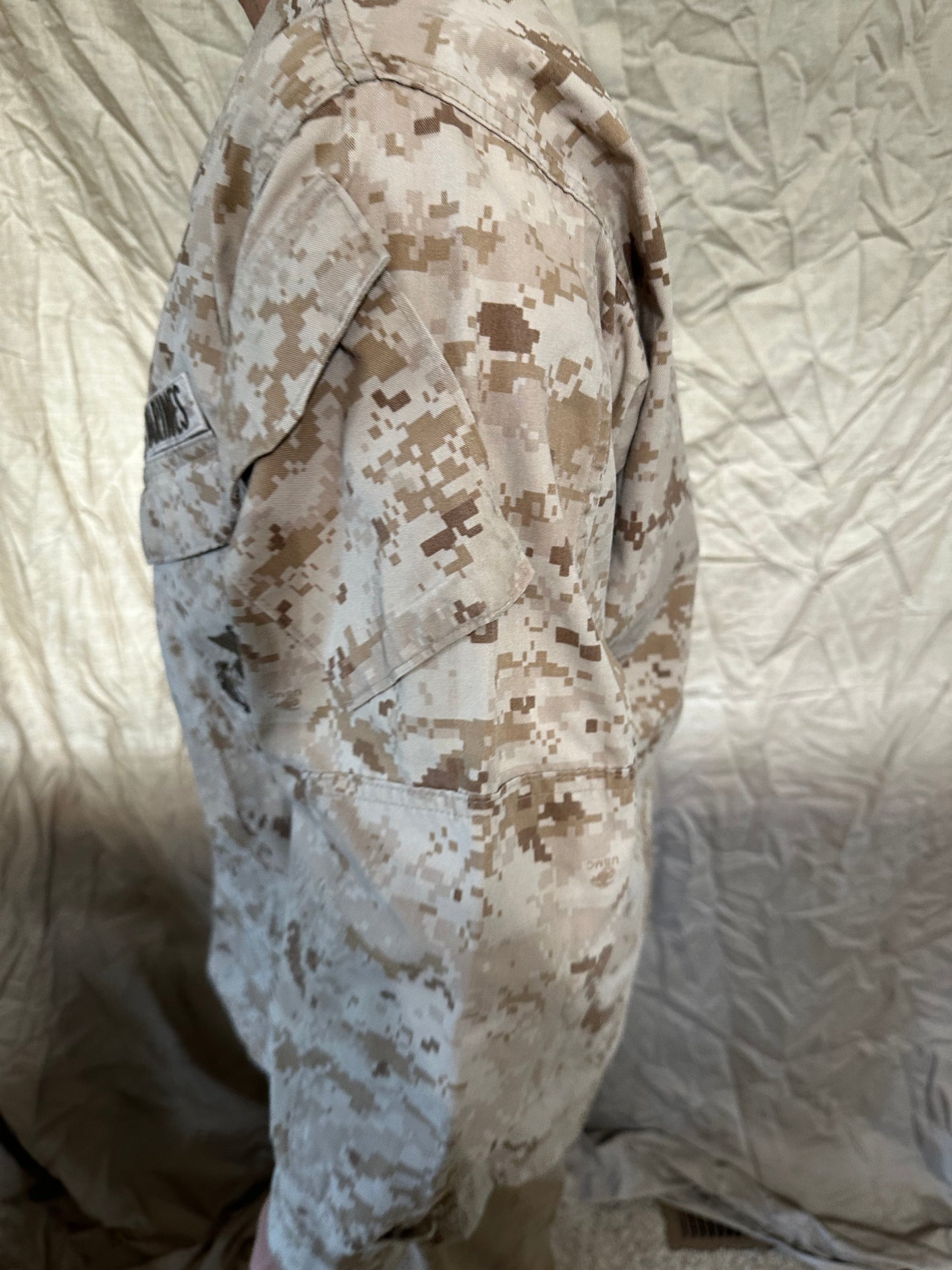 Men’s desert marpat usmc marine corps small regular blouse top